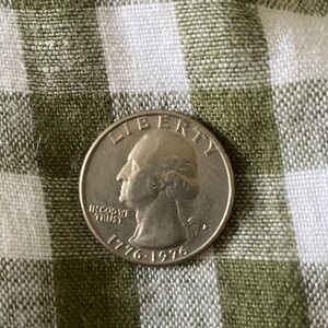 1776-1976 D US Bicentennial Quarter Rare Filled Mint Mark Regular